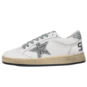 Golden Goose Ball-Star Glitter Star Glitter Heel Tab