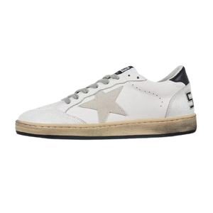 Golden Goose Ball-Star Suede Star Black Heel Tab