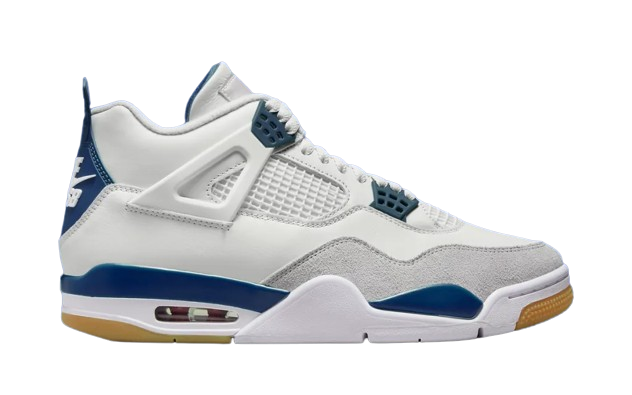 AJ 4 SB Summit White/Navy