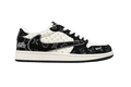 AJ1 Low Travis Scott x LV Black Monogram Customs