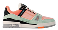 LV Trainers Orange Sage