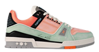 LV Trainers Orange Sage