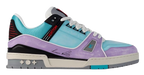 LV Trainers Blue Lilac