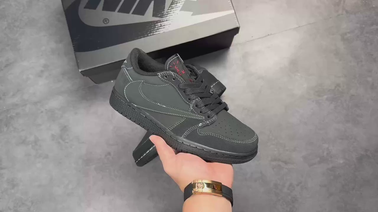 AJ1 Low Travis Scott Black Phantom