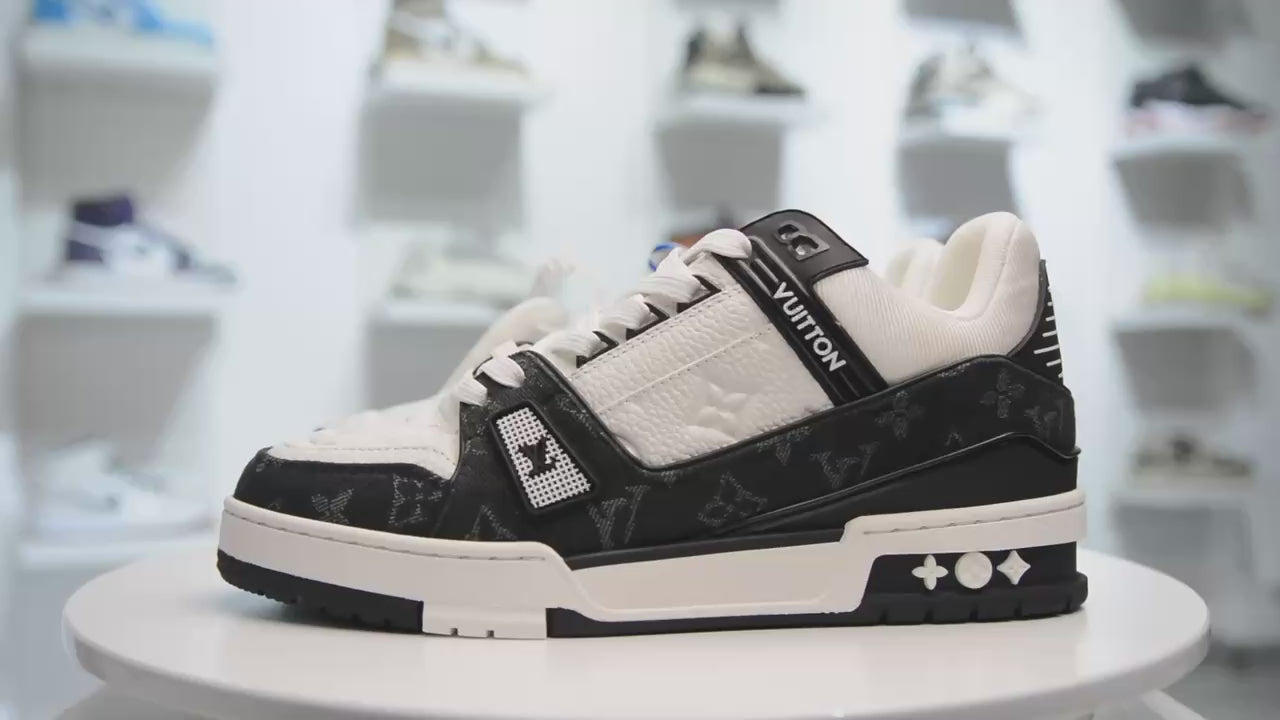 LV Trainers Monogram Denim Black