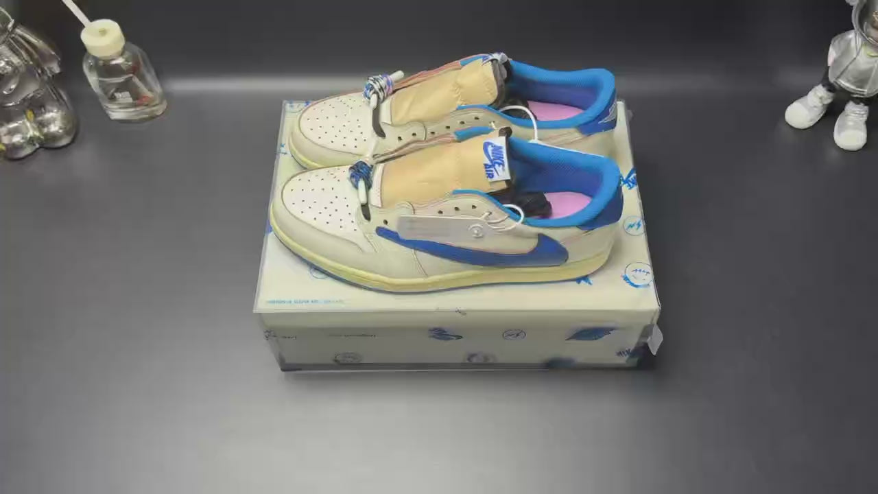 travis scott fragment jordan 1 low unboxing