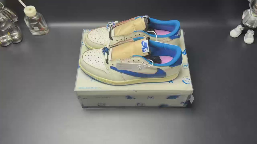 AJ1 Low Travis Scott x Fragment Military Blue