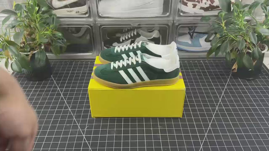 Gucci x Gazelle Green Suede