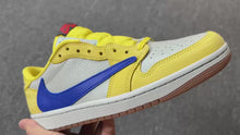 Load and play video in Gallery viewer, AJ1 Low Travis Scott Canary Yellow
