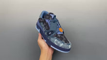 Load and play video in Gallery viewer, LV Trainers Blue Denim
