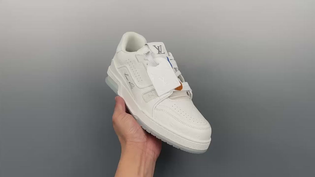LV Trainers #54 Monogram Signature White