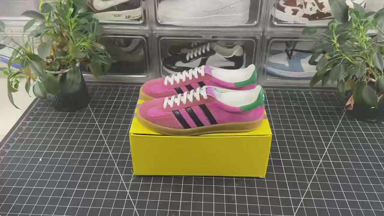 Gucci x Gazelle Pink Velvet