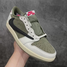 Load and play video in Gallery viewer, AJ1 Low Travis Scott Medium Olive
