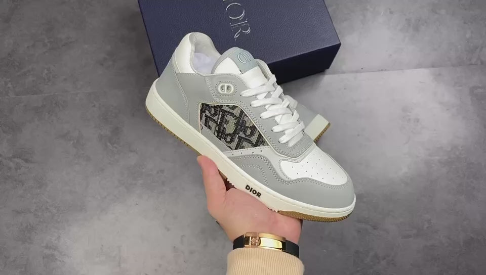 B27 Low-Top Grey Oblique