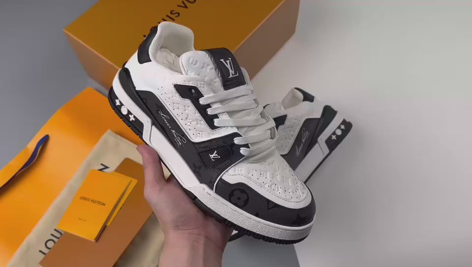 LV Trainers #54 Monogram Denim Black