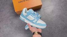 Load and play video in Gallery viewer, LV Trainers Sky Blue

