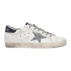 Golden Goose Super-Star Glitter Star Black Heel Tab