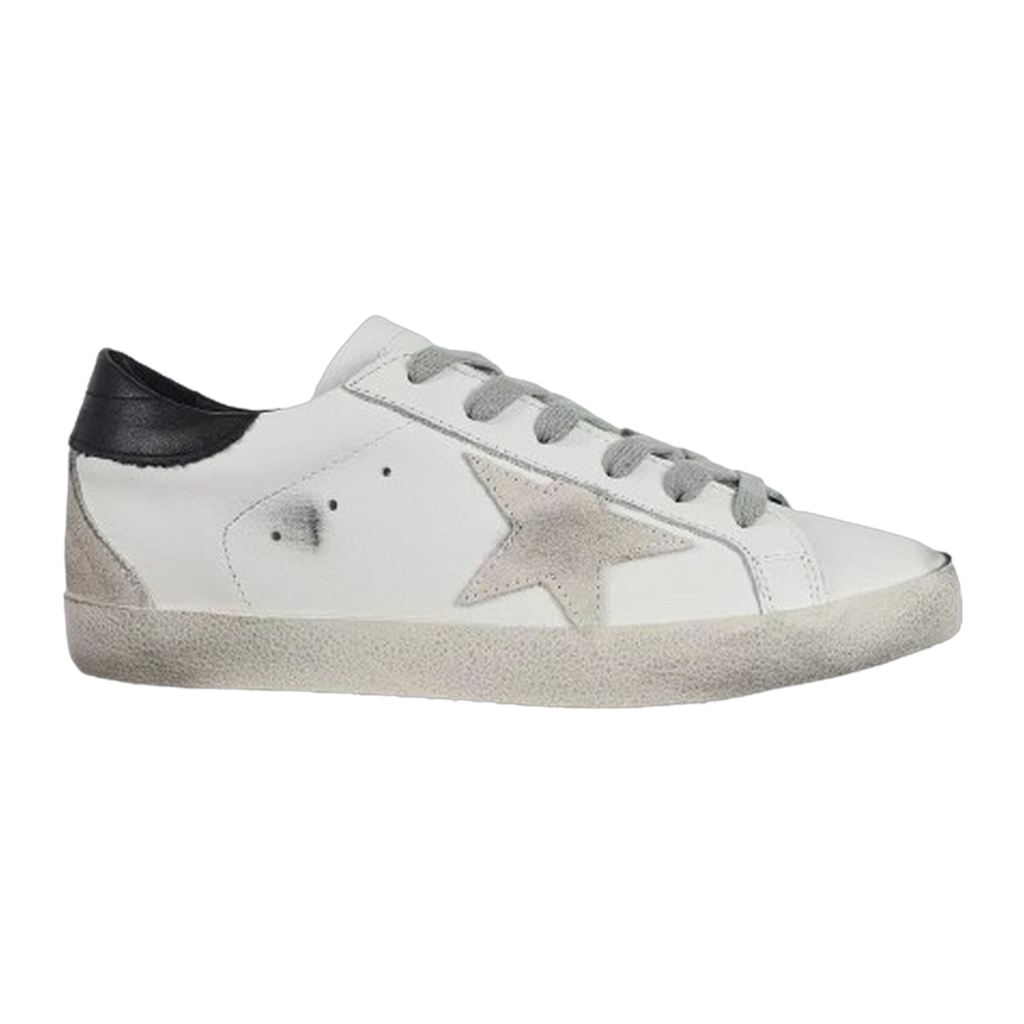 Golden Goose Super-Star Suede Star Black Heel Tab Blackout
