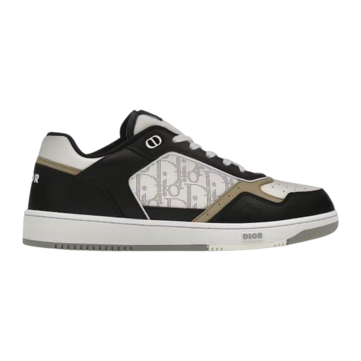 B27 Low-Top Black Gold Oblique
