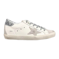 Golden Goose Super-Star Suede Star Glitter Heel Tab