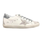 Golden Goose Super-Star Suede Star Glitter Heel Tab