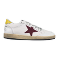 Golden Goose Ball-Star Red Star Yellow Heel Tab