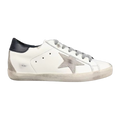 Golden Goose Super-Star Suede Star Black Matte Heel Tab