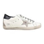 Golden Goose Super-Star Suede Star Black Matte Heel Tab