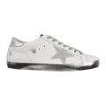 Golden Goose Ball-Star Silver Star Silver Heel Tab Silver Base