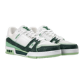 LV Trainers Green Monogram