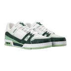 LV Trainers Green Monogram