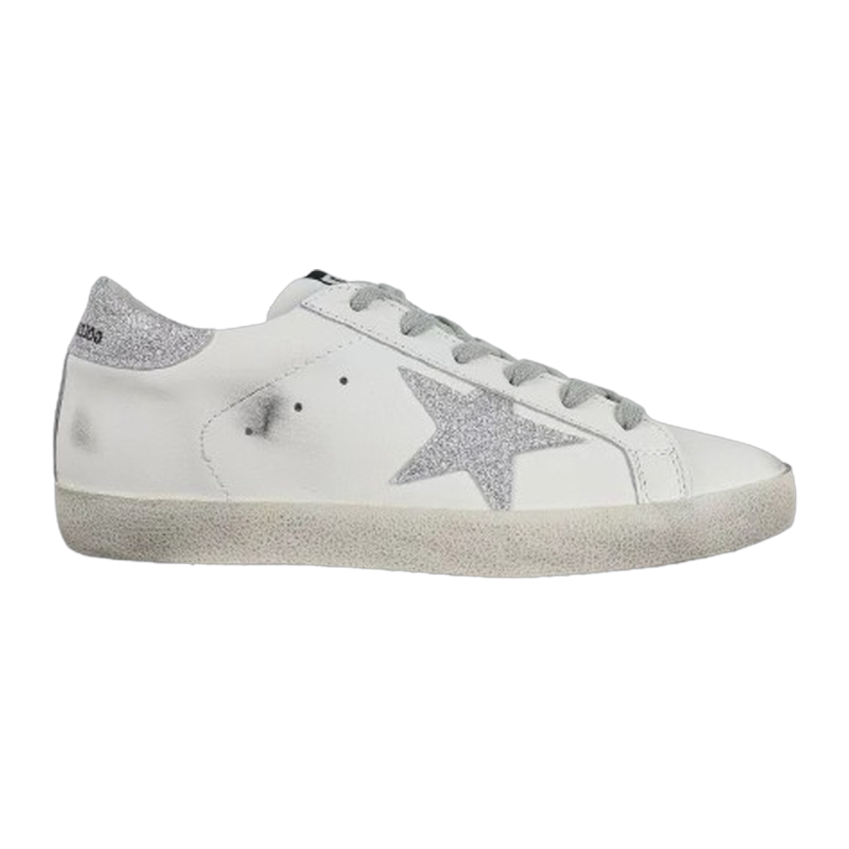 Golden Goose Ball-Star Glitter Star Glitter Heel Tab