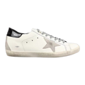 Golden Goose Super-Star Suede Star Black Glossy Heel Tab