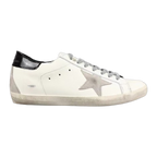 Golden Goose Super-Star Suede Star Black Glossy Heel Tab