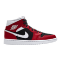 AJ1 Mid Gym Red Black