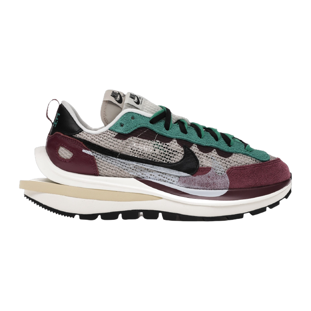 sacai  Vaporwaffle Villain Red Neptune Green