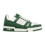LV Trainers Monogram Denim Green