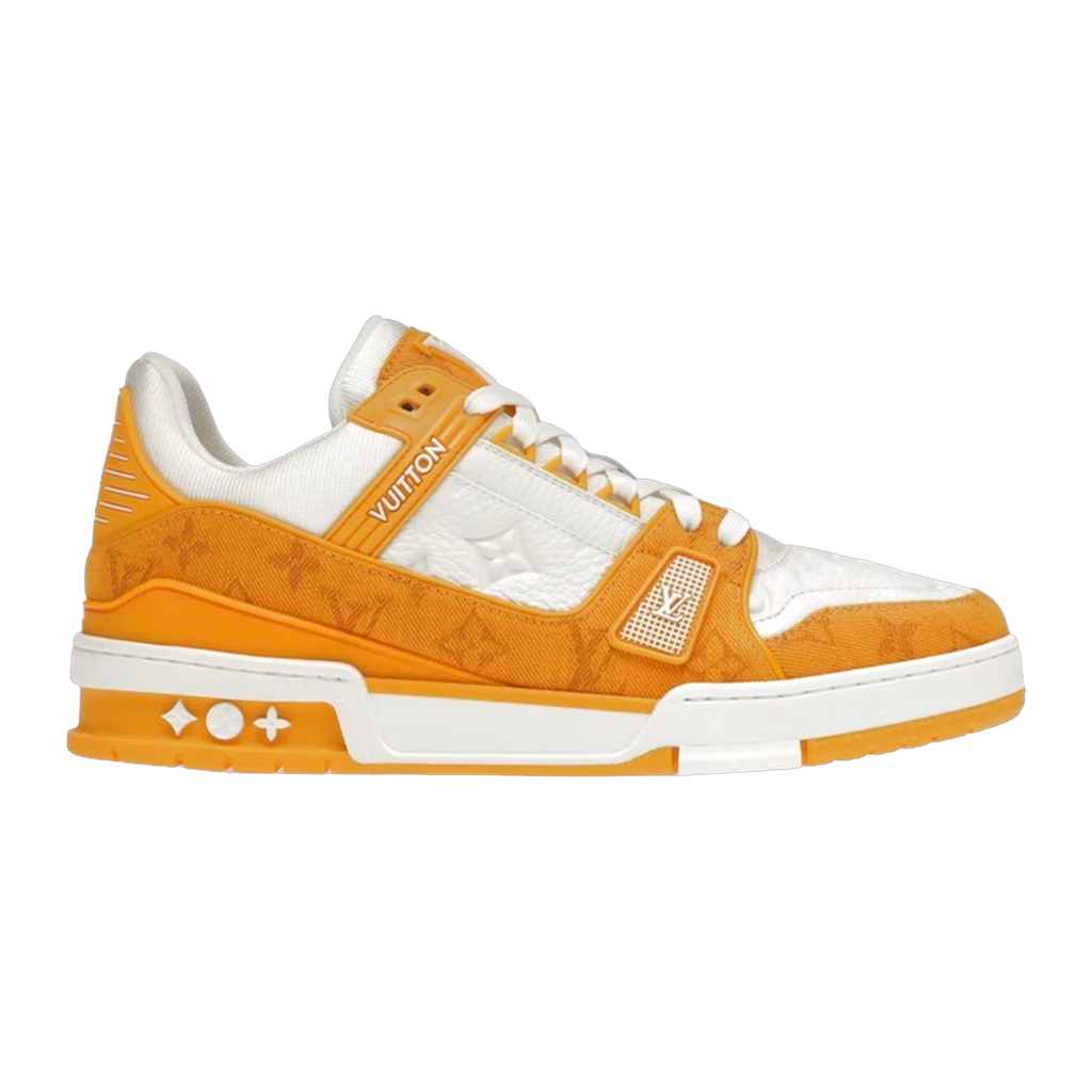 LV Trainers Monogram Denim Yellow