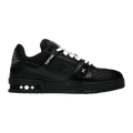 LV Trainers Black Embossed Monogram