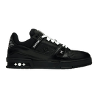 LV Trainers Black Embossed Monogram