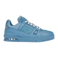 LV Trainers Blue Embossed Monogram