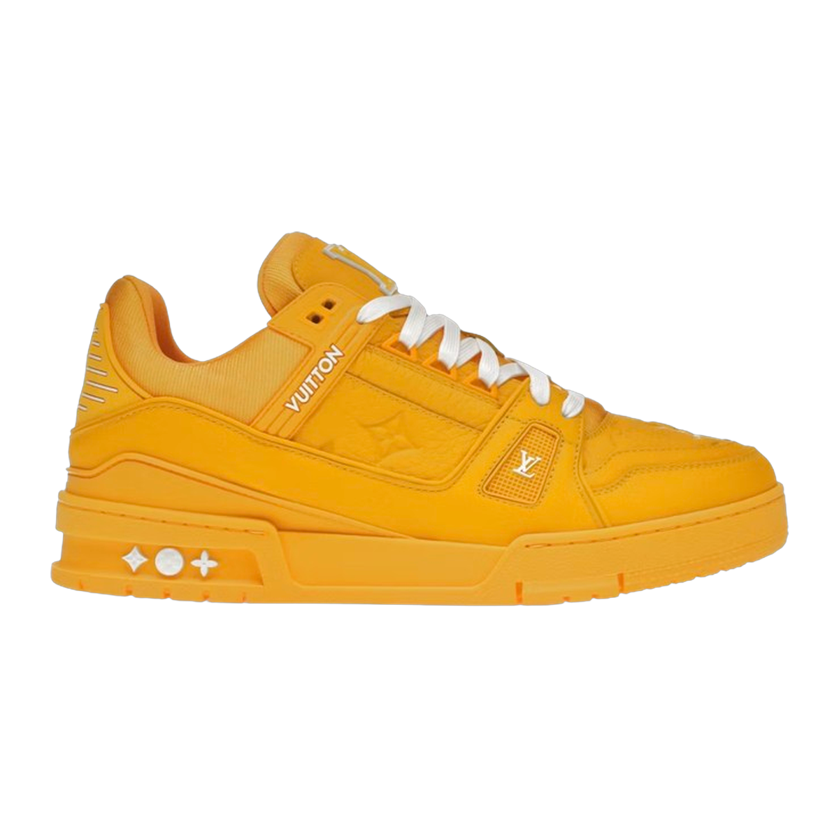 LV Trainers Yellow Embossed Monogram