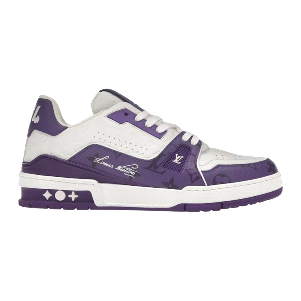 LV Trainers #54 Monogram Denim Purple