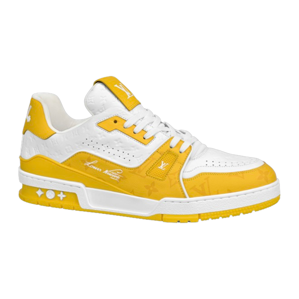 LV Trainers #54 Monogram Denim Yellow