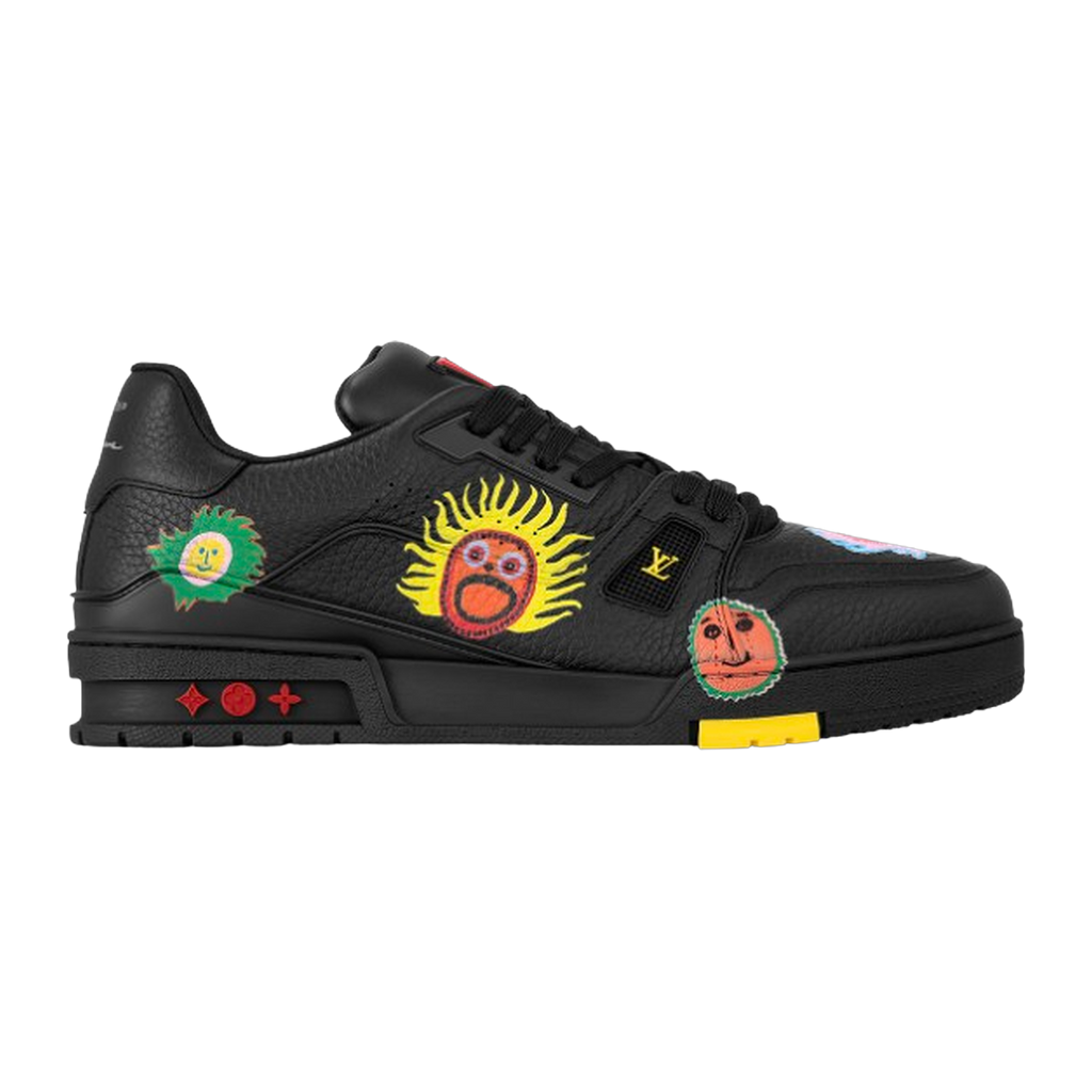 LV Trainers #54 x Yayoi Kusama Black
