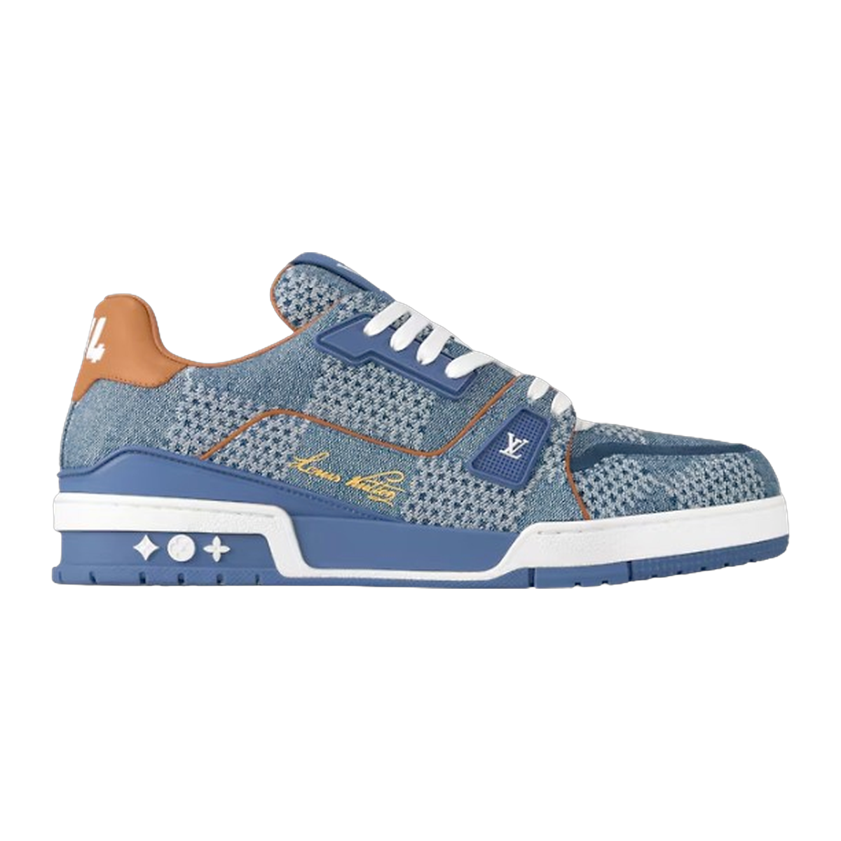 LV Trainers #54 Monogram Blue Khaki