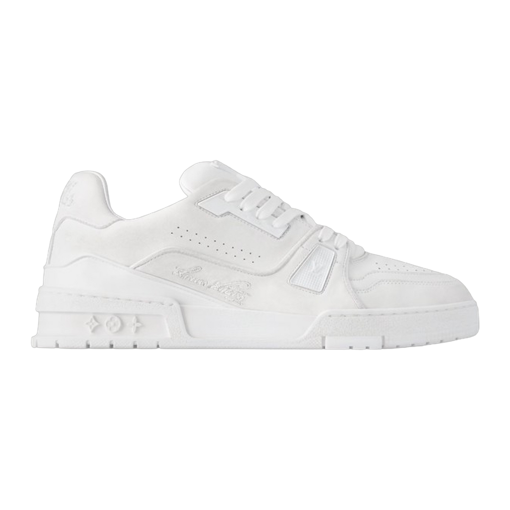 LV Trainers #54 Distressed Sneaker White