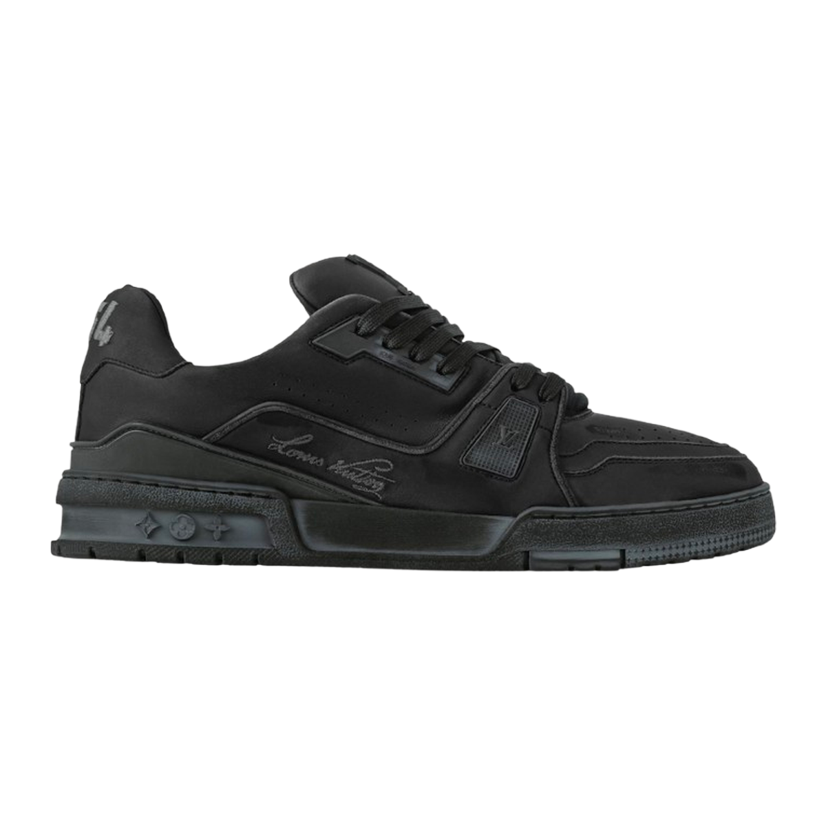 LV Trainers #54 Distressed Sneaker Noir