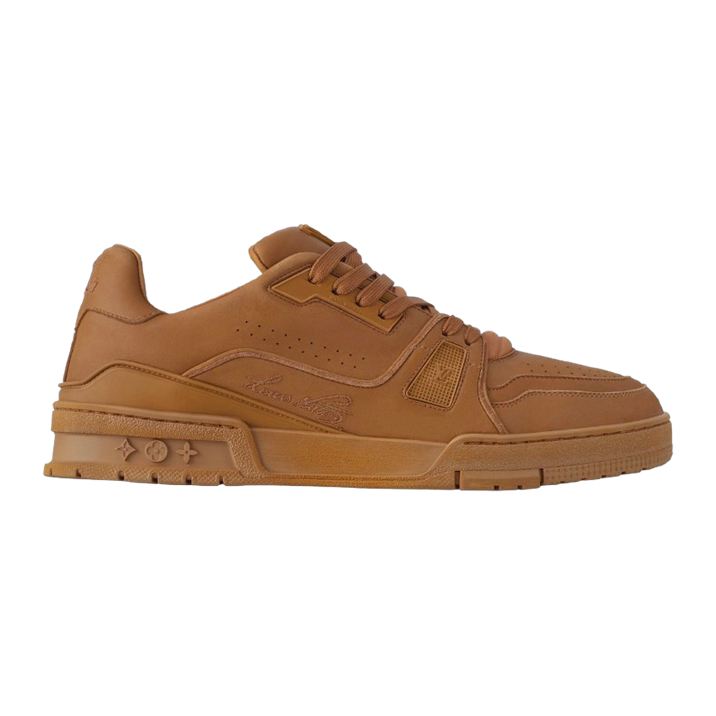 LV Trainers #54 Distressed Sneaker Cognac