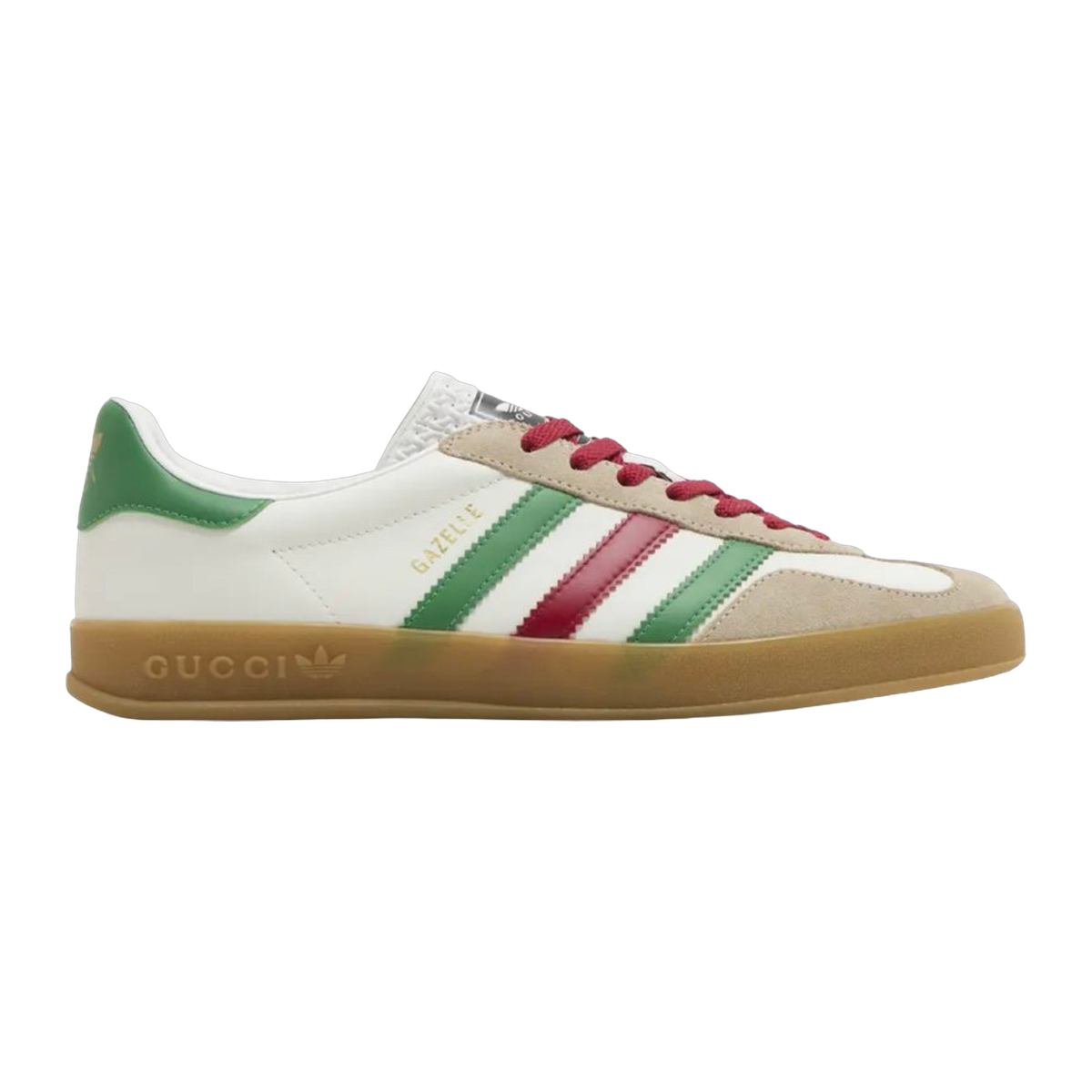 Gucci x Gazelle White Green Red